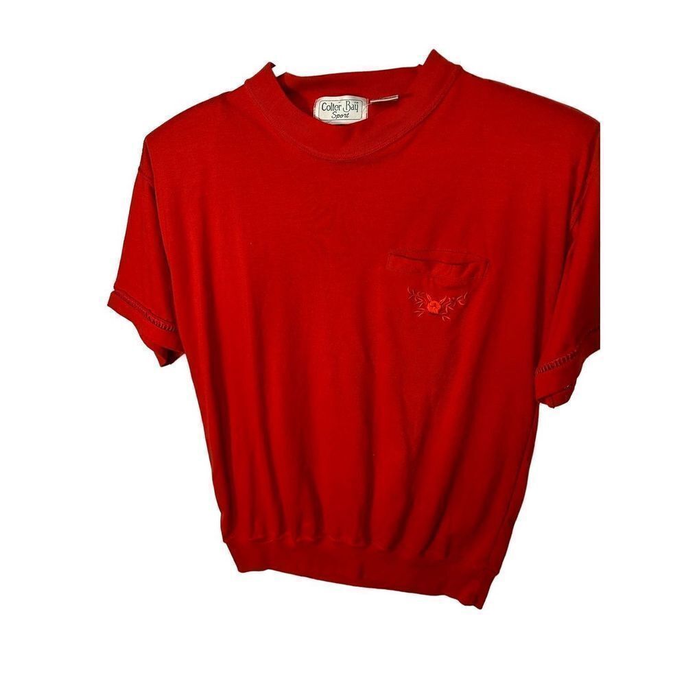 Colter Bay Sport floral embroidered tee